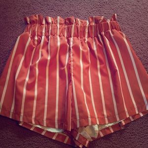 Cute striped  summer shorts